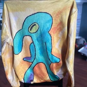 Squidward painting Jagy sweatshirt